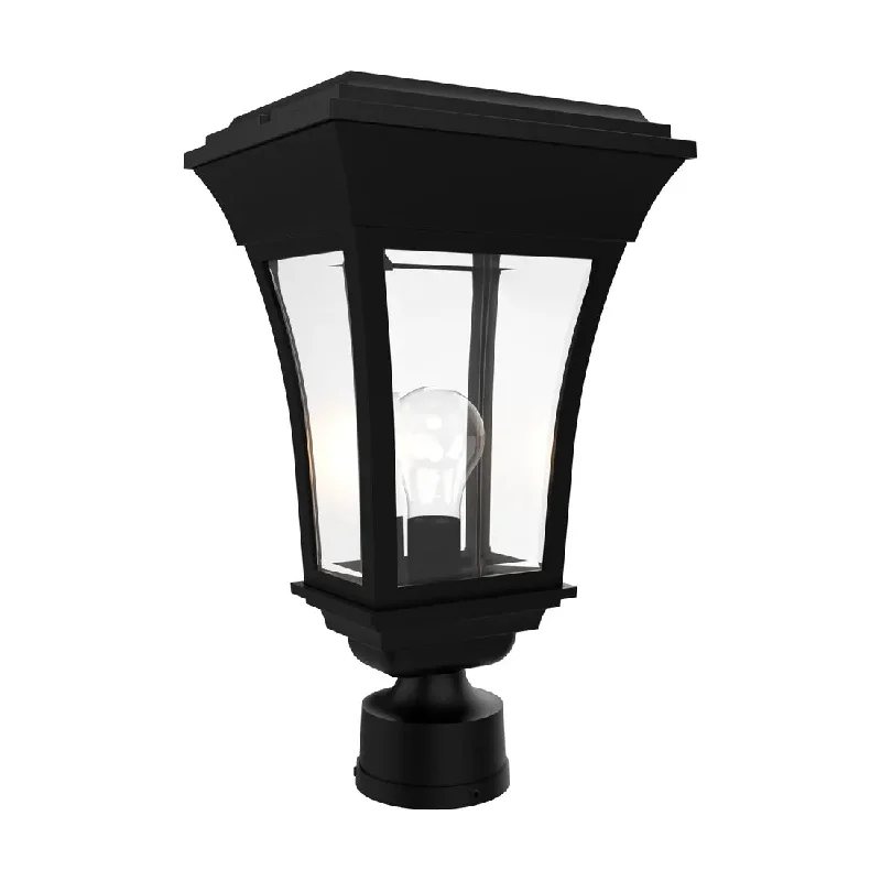 Track lighting with clear glass shadesAccord Post Head