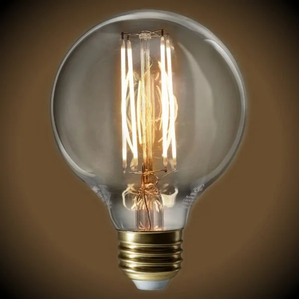 Decorative Edison light bulbs for restaurants12 LED Filament Edison Globe Bulb - G25 Vintage - 7 Watt - Clear - 2700K Decorative Edison light bulbs for restaurants12 LED Filament Edison Globe Bulb - G25 Vintage - 7 Watt - Clear - 2700K