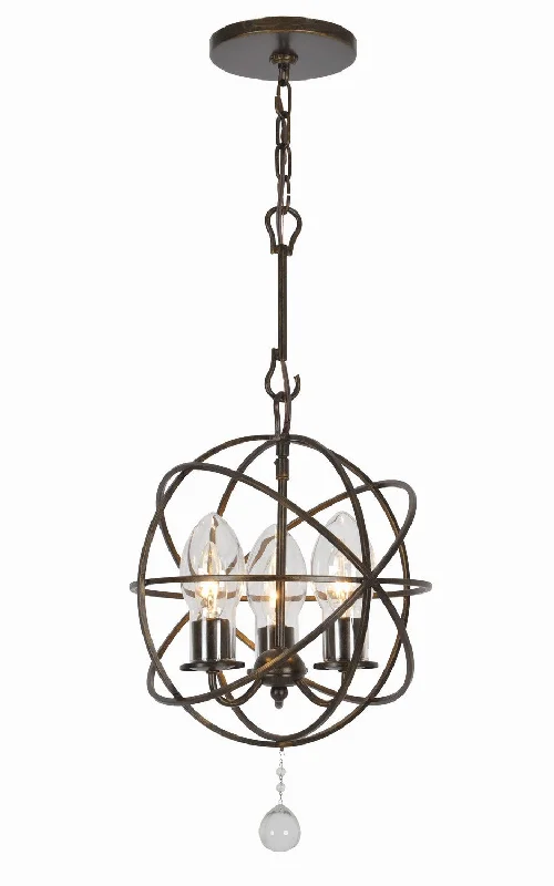 Modern track lighting with LED bulbsSolaris Outdoor Chandelier