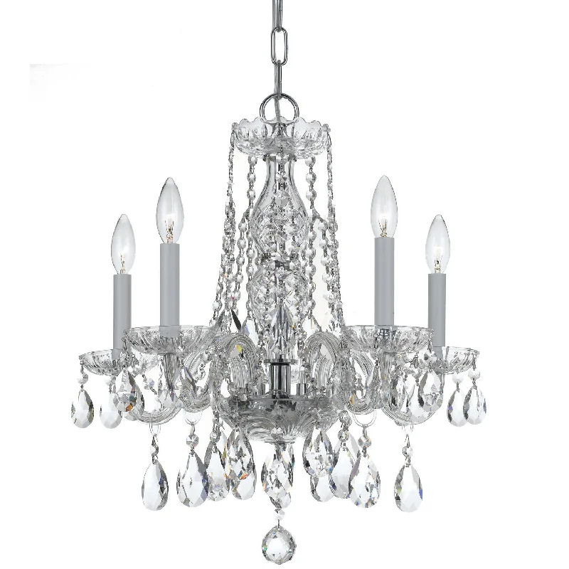 Contemporary track lighting in black finishTraditional Crystal 1061