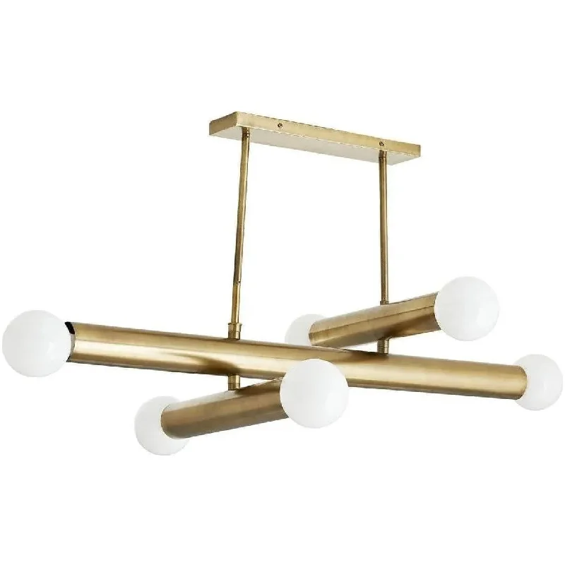 Track lighting with swivel heads for precise aimingEmerson Chandelier