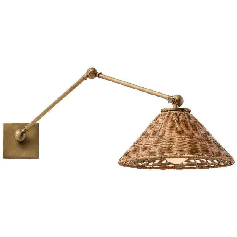 Track lighting with a brushed nickel finishPadma Wall Sconce