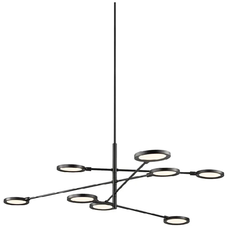 Track lighting for accentuating artworksSpectica 8 LED Chandelier