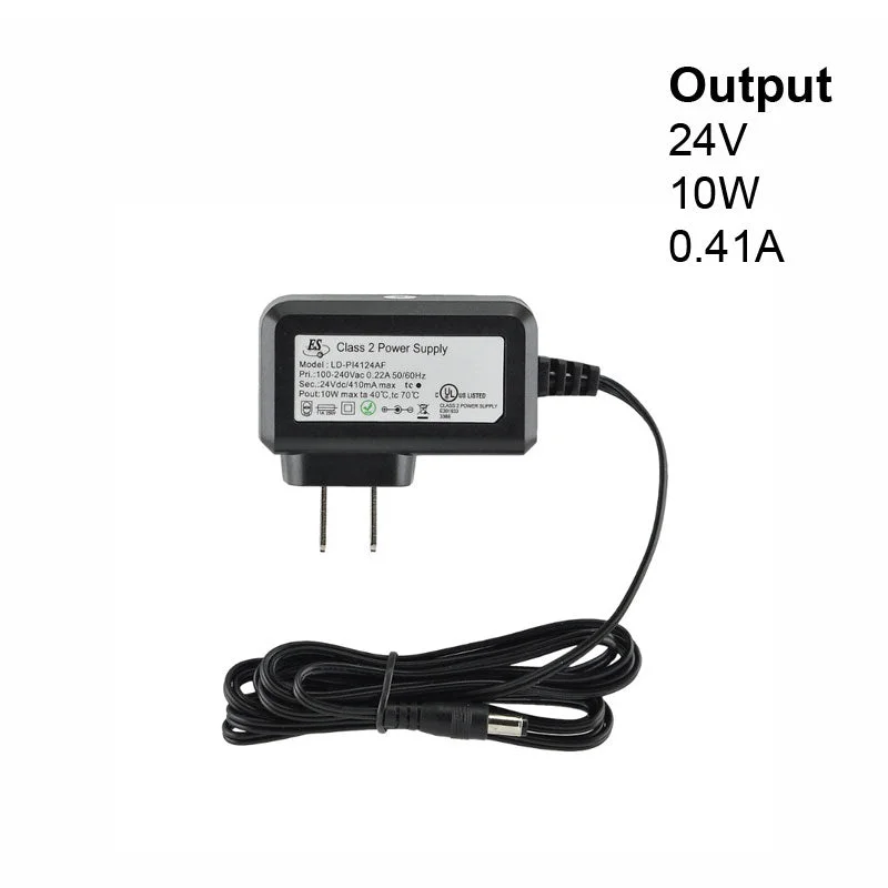 Contemporary track lighting in black finishES LD-PI4124AF Non-Dimmable Constant Voltage Plug-In Power Supply, 24V 410mA 10W Contemporary track lighting in black finishES LD-PI4124AF Non-Dimmable Constant Voltage Plug-In Power Supply, 24V 410mA 10W
