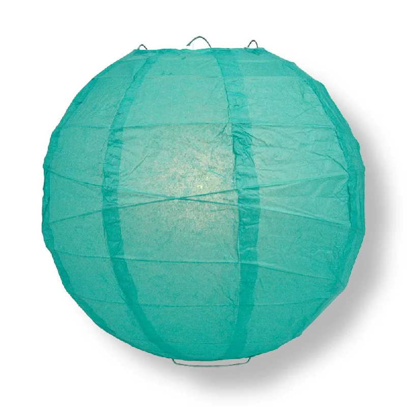 Edison screw base light bulbs12" Teal Green Round Paper Lantern, Crisscross Ribbing, Chinese Hanging Wedding & Party Decoration Edison screw base light bulbs12" Teal Green Round Paper Lantern, Crisscross Ribbing, Chinese Hanging Wedding & Party Decoration