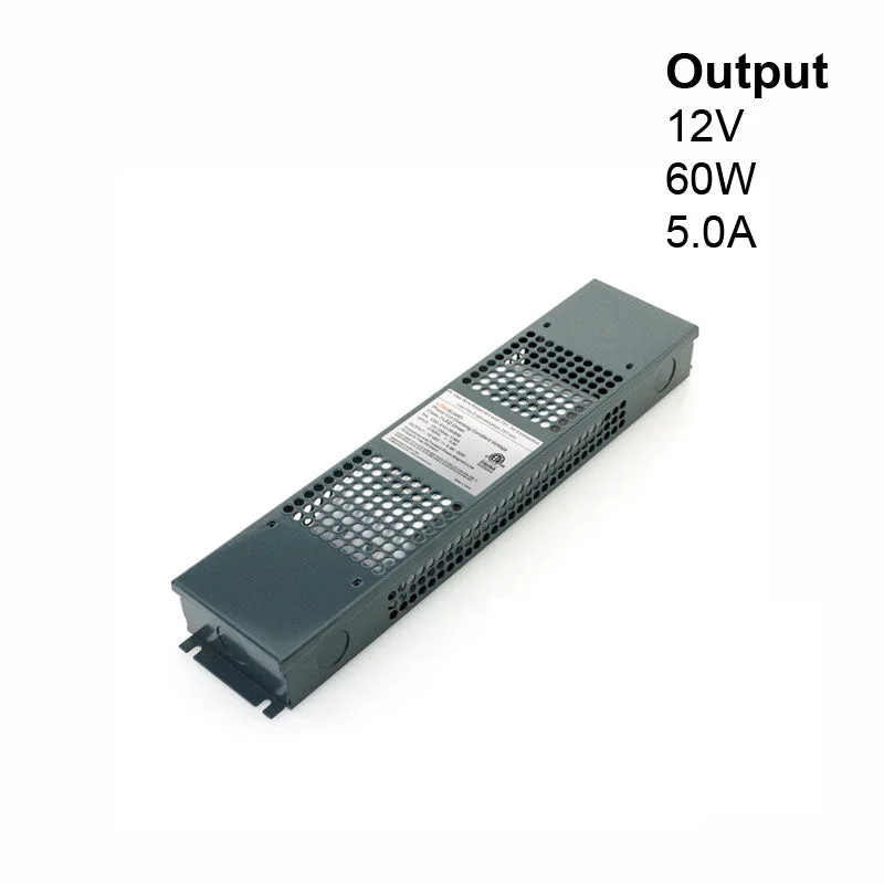 High - lumen track lighting for bright spacesVBD-012-060DM Triac Dimmable Constant Voltage LED Driver, 12V 5.0A 60W High - lumen track lighting for bright spacesVBD-012-060DM Triac Dimmable Constant Voltage LED Driver, 12V 5.0A 60W