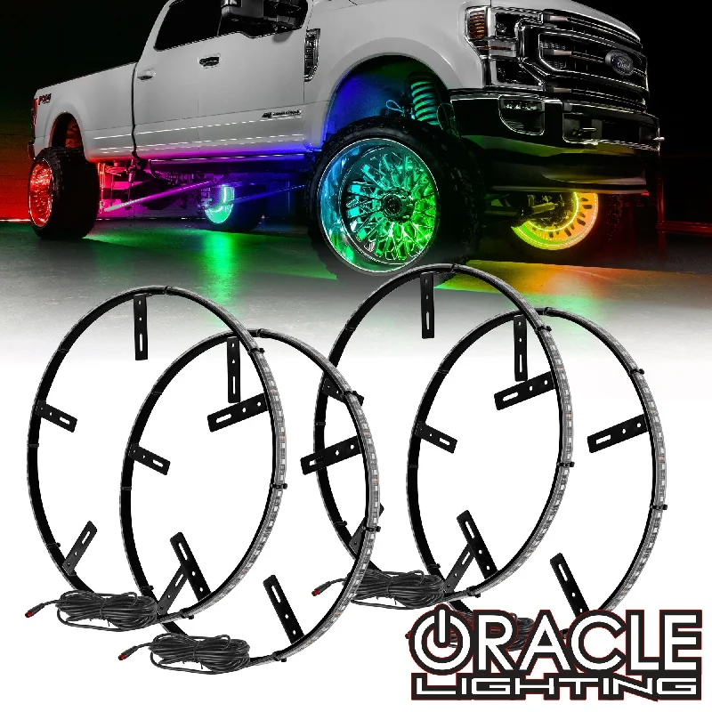 Track lighting for illuminating dining tablesORACLE Lighting LED Illuminated Wheel Rings - ColorSHIFT Track lighting for illuminating dining tablesORACLE Lighting LED Illuminated Wheel Rings - ColorSHIFT