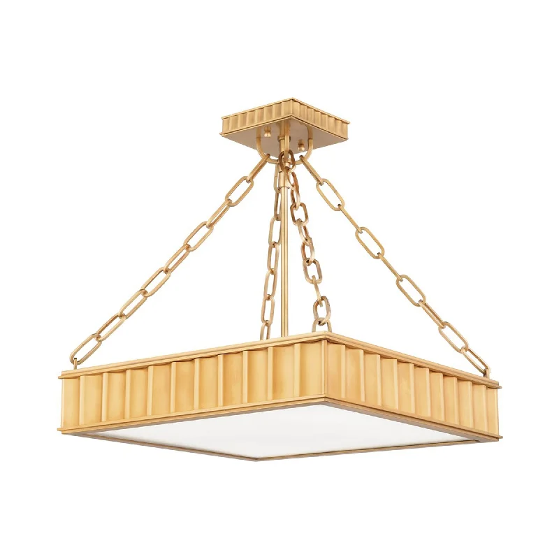 Track lighting with multiple heads for flexibilityMiddlebury Square Semi-Flush Mount Ceiling Light