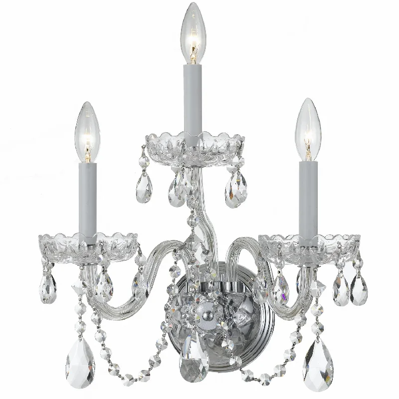 Track lighting for creating a moody atmosphereTraditional Crystal 1033