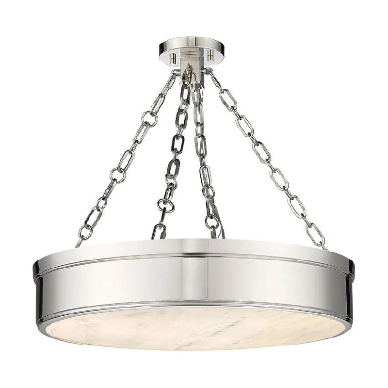 Track lighting with integrated LED driversAnders 3-Light Semi Flush