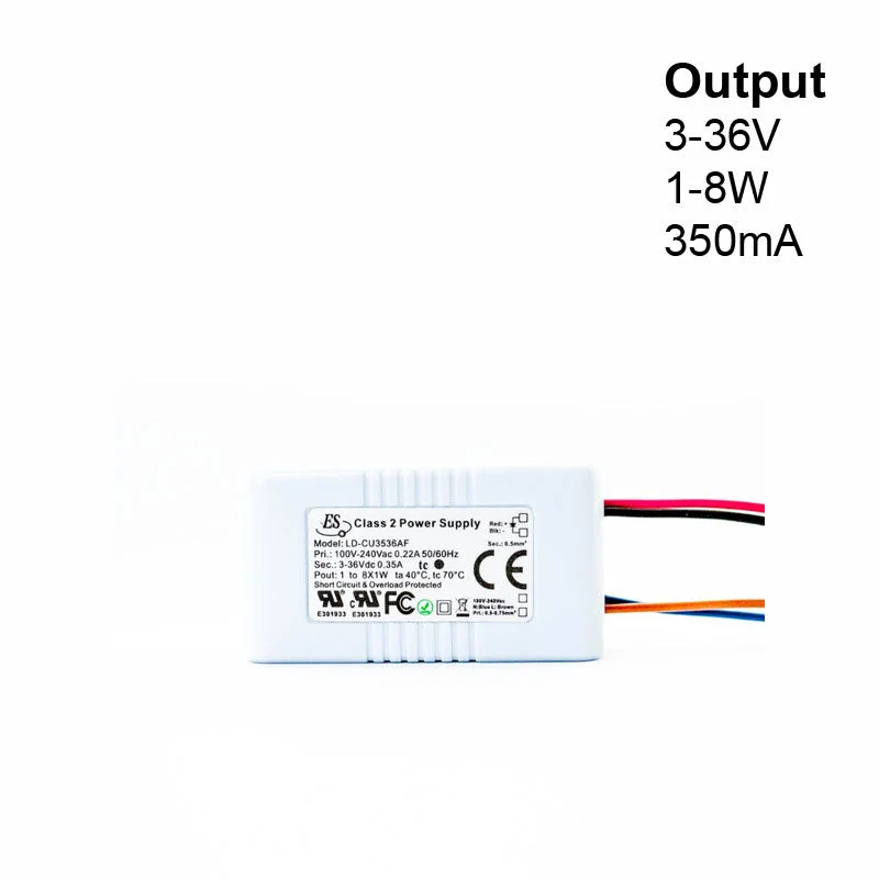 Track lighting for highlighting bookcasesES LD-CU3536AF Non-Dimmable Constant Current LED Driver, 350mA 3-36V 1-8W max Track lighting for highlighting bookcasesES LD-CU3536AF Non-Dimmable Constant Current LED Driver, 350mA 3-36V 1-8W max