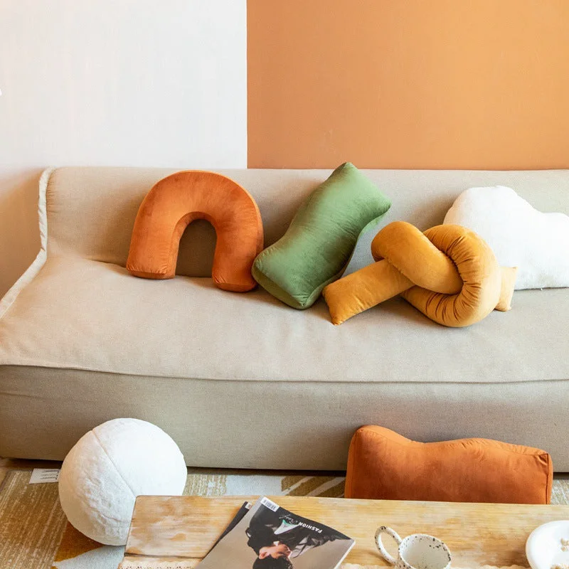 Long lifespan Edison light bulbsVelvety Retro Shapes Pillow - Final Sale