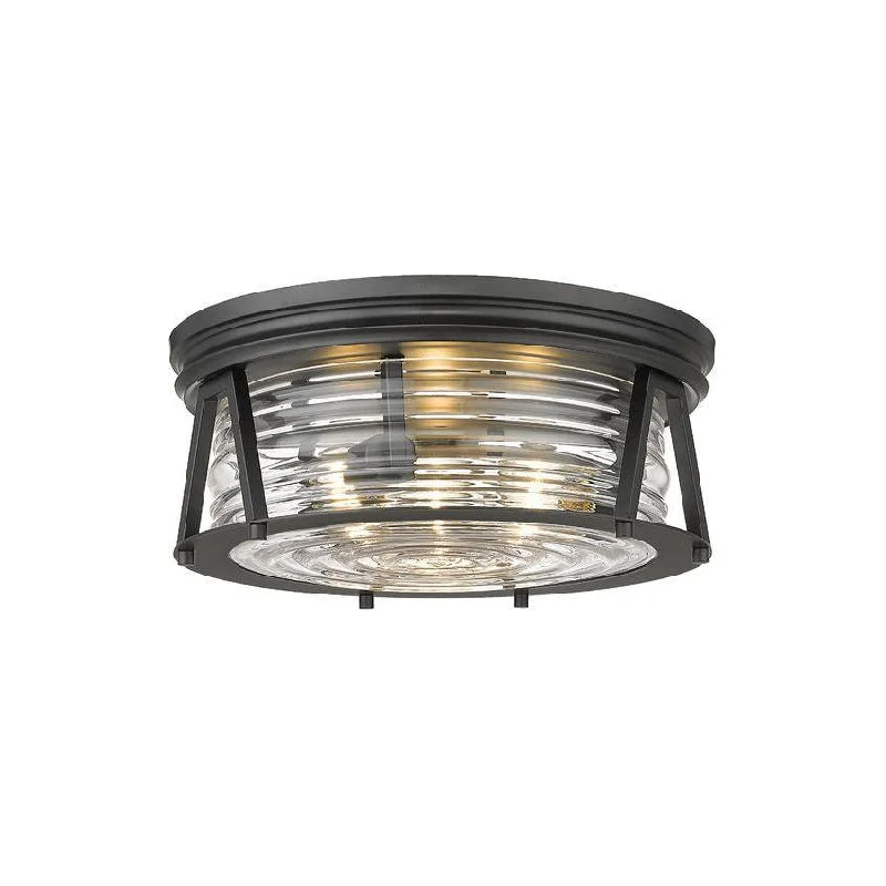 Track lighting for illuminating walkwaysCape Harbor 3-Light Flush Mount