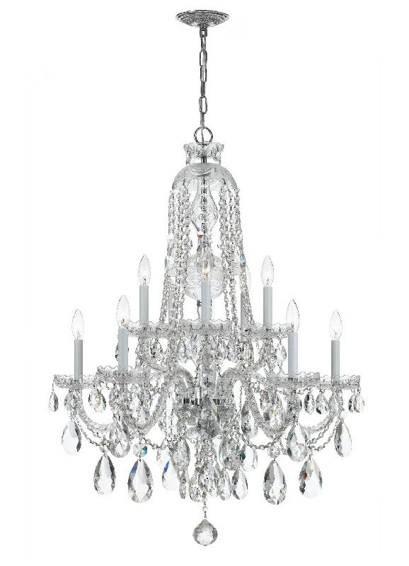 Track lighting with a minimalist track designTraditional Crystal 1110