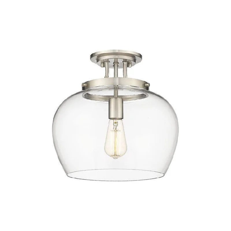 Track lighting with a chunky, bold designJoliet 1-Light Semi Flush Mount