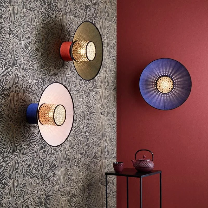 Large size Edison light bulbs for statement piecesEdo Rattan Modern Wall Lights