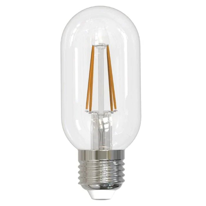 Frosted glass Edison light bulbs6 Bulb Pack - LED Filament Radio Light Bulb - 4 Watt - T14 - 2400K Frosted glass Edison light bulbs6 Bulb Pack - LED Filament Radio Light Bulb - 4 Watt - T14 - 2400K
