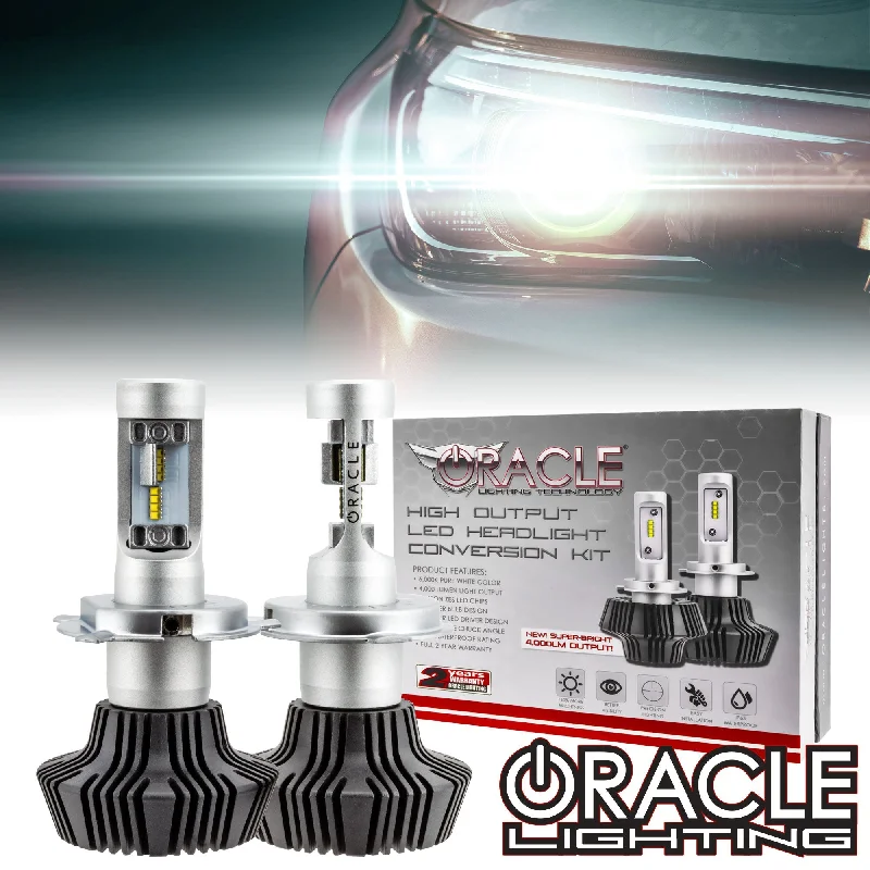 Track lighting with a chunky, bold designORACLE Lighting H4 - 4,000+ Lumen LED Light Bulb Conversion Kit High/Low Beam (Non-Projector) Track lighting with a chunky, bold designORACLE Lighting H4 - 4,000+ Lumen LED Light Bulb Conversion Kit High/Low Beam (Non-Projector)