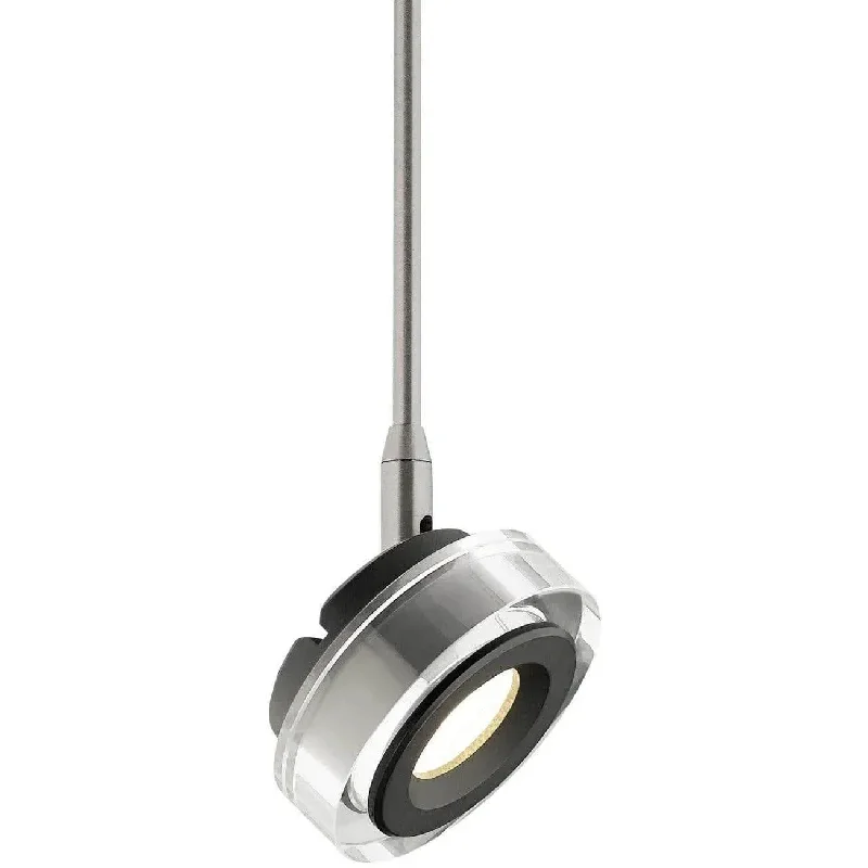 Track lighting with colored glass accentsBrim LED Monopoint