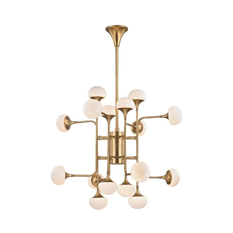 Track lighting with a brushed nickel finishFlemming LED Chandelier