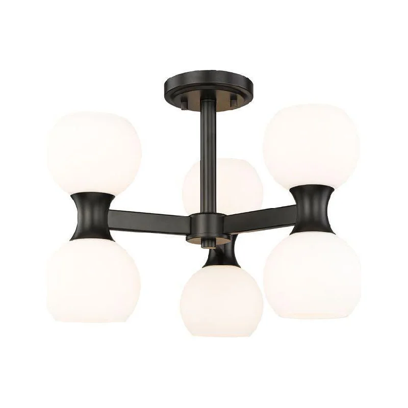 Track lighting with a chunky, bold designArtemis 6-Light Semi Flush