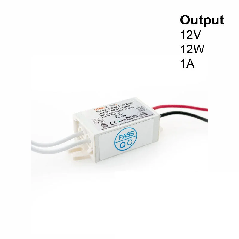 Track lighting for museums and galleriesVBD-012-012ND Non-Dimmable Constant Voltage LED Driver, 12V 1A 12W Track lighting for museums and galleriesVBD-012-012ND Non-Dimmable Constant Voltage LED Driver, 12V 1A 12W