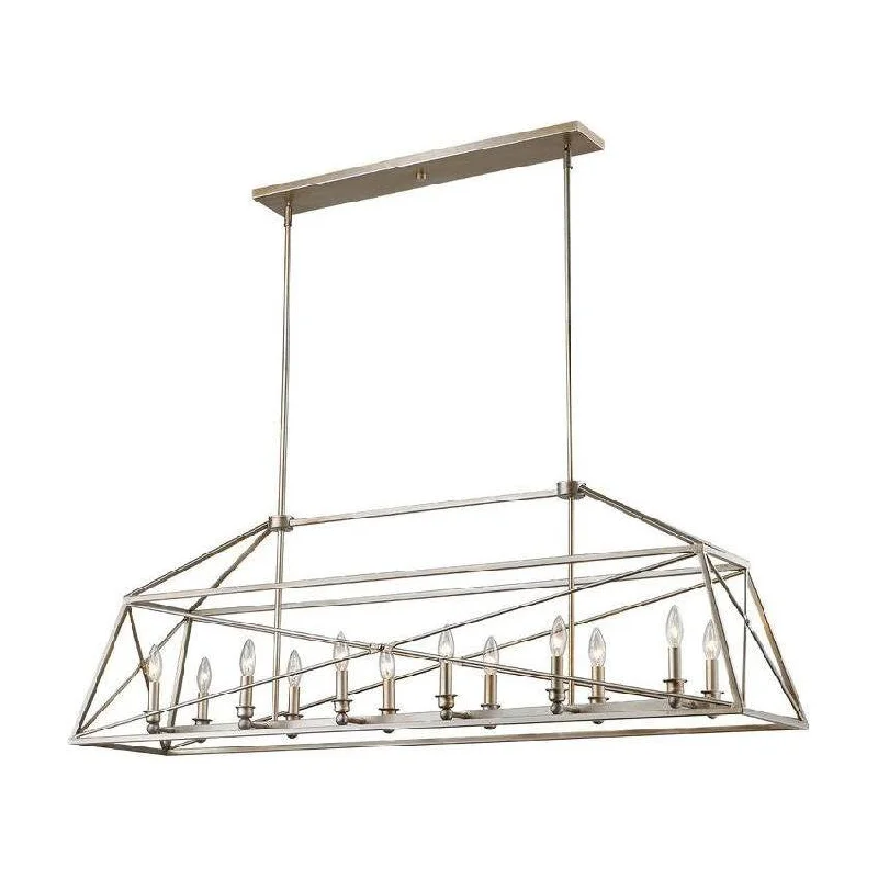 Track lighting with energy - star certificationTrestle 12-Light 56" Pendant
