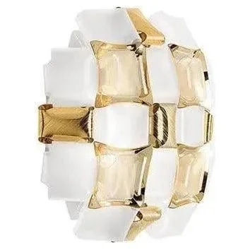 Track lighting with a chunky, bold designglass wall lamps with frosted glass for soft, diffused lightMida Ceiling/Wall Light