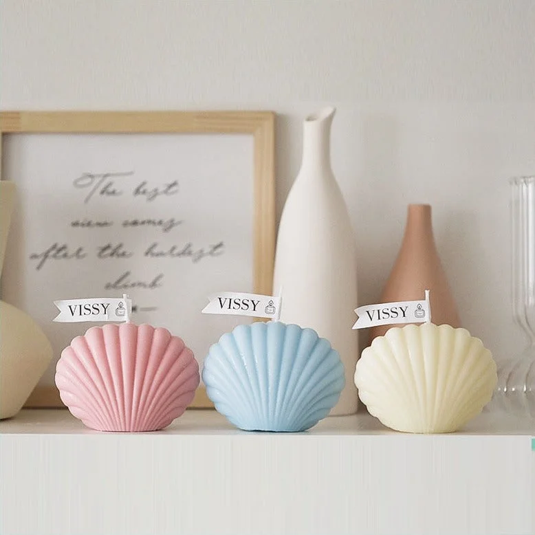 Edison light bulbs with copper basesSea Shell Decorative Candle