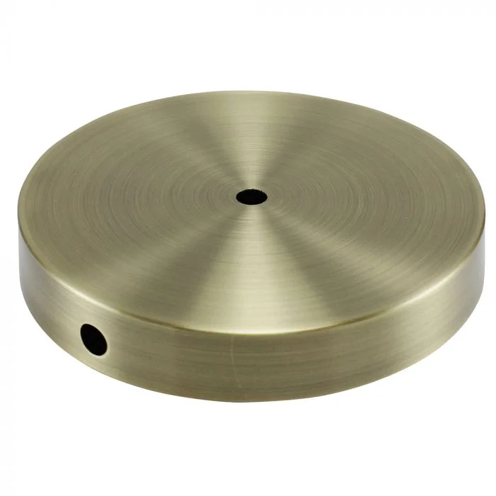 Edison light bulbs for art installationsMetal Table Lamp Base - 5" Diameter - Antique Brass