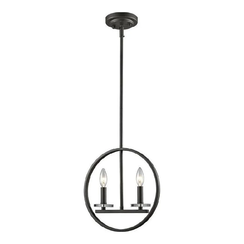 Track lighting with clear glass shadesVerona 2-Light Mini Pendant