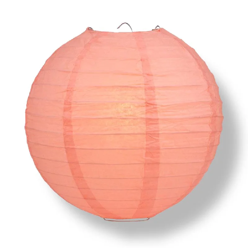 Outdoor rated Edison light bulbs16" Roseate / Pink Coral Round Paper Lantern, Even Ribbing, Chinese Hanging Wedding & Party Decoration Outdoor rated Edison light bulbs16" Roseate / Pink Coral Round Paper Lantern, Even Ribbing, Chinese Hanging Wedding & Party Decoration