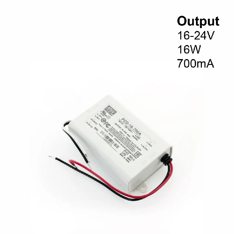 Track lighting with energy - star certificationMean well PCD-16-700A Constant Current LED Driver, 700mA 16-24V 16W Track lighting with energy - star certificationMean well PCD-16-700A Constant Current LED Driver, 700mA 16-24V 16W