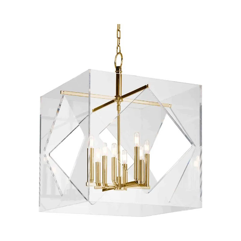 Track lighting with colored glass accentsTravis Chandelier