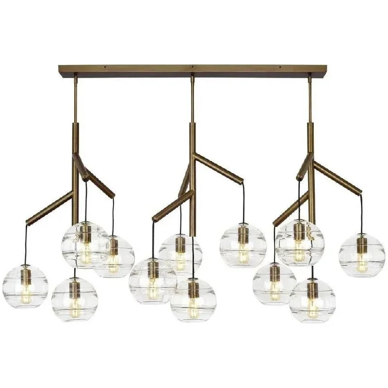 Track lighting with a brushed nickel finishSedona Triple Chandelier