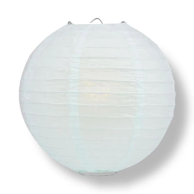 E26 Edison light bulbs with warm glow12" Arctic Spa Blue Round Paper Lantern, Even Ribbing, Chinese Hanging Wedding & Party Decoration E26 Edison light bulbs with warm glow12" Arctic Spa Blue Round Paper Lantern, Even Ribbing, Chinese Hanging Wedding & Party Decoration