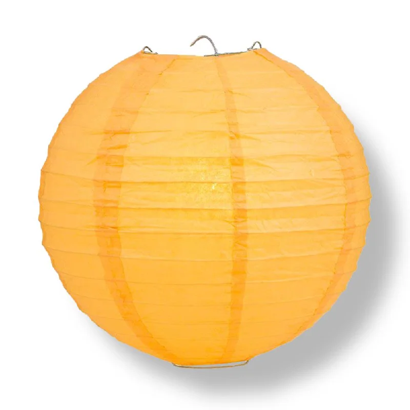 Low wattage Edison light bulbs for ambiance16" Papaya Round Paper Lantern, Even Ribbing, Chinese Hanging Wedding & Party Decoration Low wattage Edison light bulbs for ambiance16" Papaya Round Paper Lantern, Even Ribbing, Chinese Hanging Wedding & Party Decoration