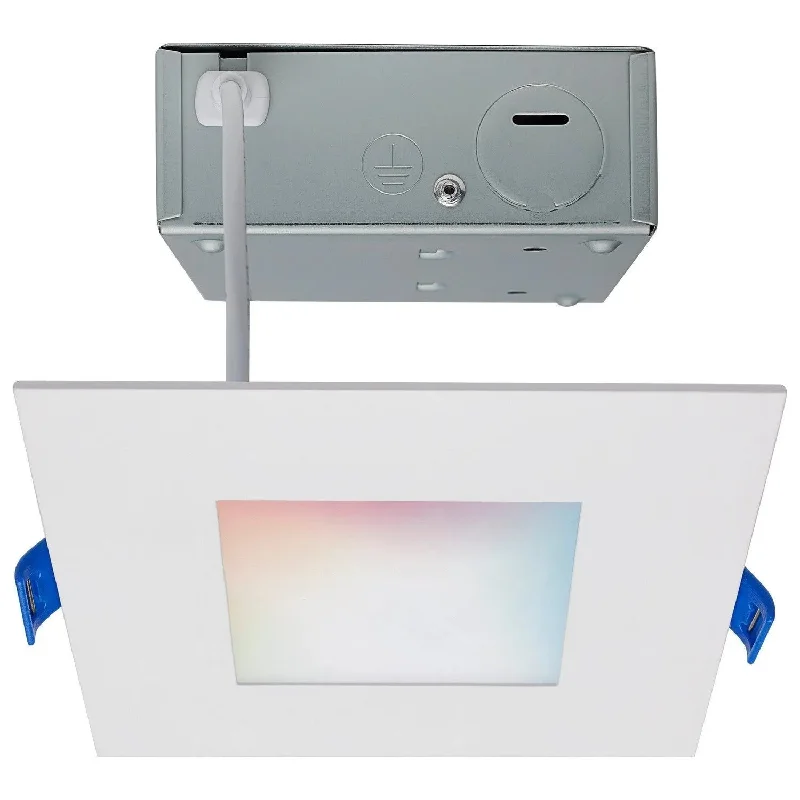 Track lighting for creating a moody atmosphereStarfish WiFi - 9 Watt Square - LED Direct Wire - Low Profile Downlight Track lighting for creating a moody atmosphereStarfish WiFi - 9 Watt Square - LED Direct Wire - Low Profile Downlight