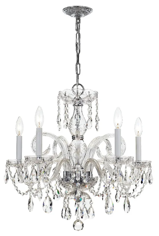 Track lighting with clear glass shadesTraditional Crystal 1005