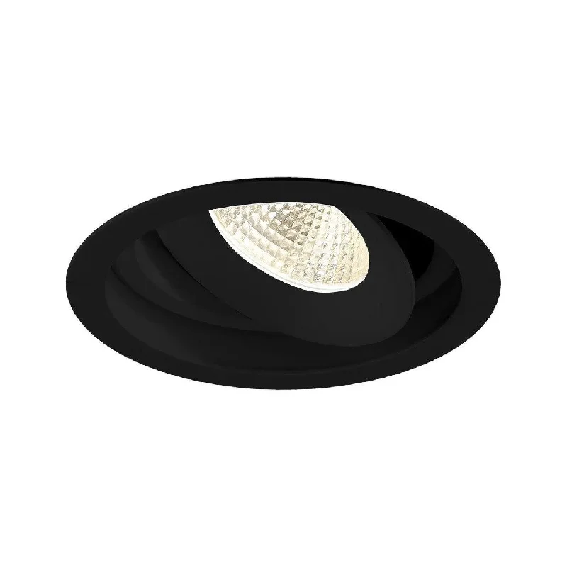 Track lighting with a decorative track designAmigo Trim Gimbal - Round