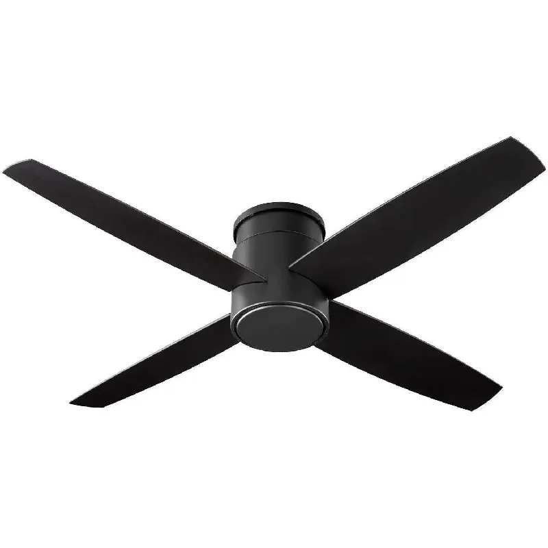 Track lighting with swivel heads for precise aimingOslo Hugger 52 Outdoor Ceiling Fan