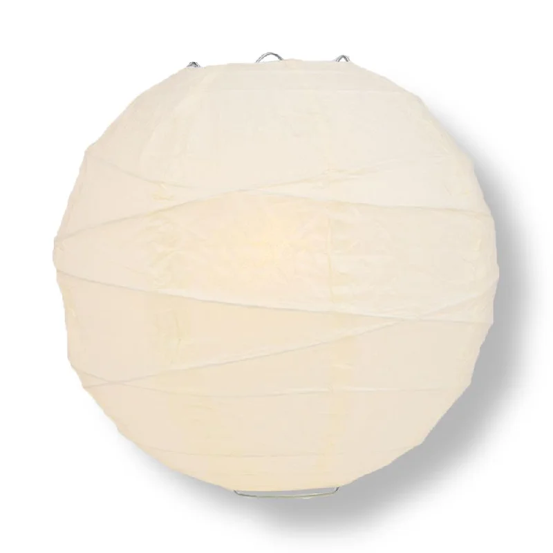 Modern Edison light bulbs with advanced filaments12" Beige / Ivory Round Paper Lantern, Crisscross Ribbing, Chinese Hanging Wedding & Party Decoration Modern Edison light bulbs with advanced filaments12" Beige / Ivory Round Paper Lantern, Crisscross Ribbing, Chinese Hanging Wedding & Party Decoration