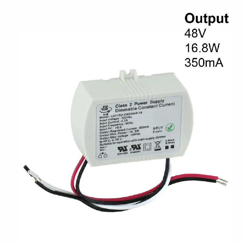 Track lighting for updating office lobbiesES LD015D-CA03548-15 Constant Current LED Driver, 350mA 48V 16.8W max Track lighting for updating office lobbiesES LD015D-CA03548-15 Constant Current LED Driver, 350mA 48V 16.8W max