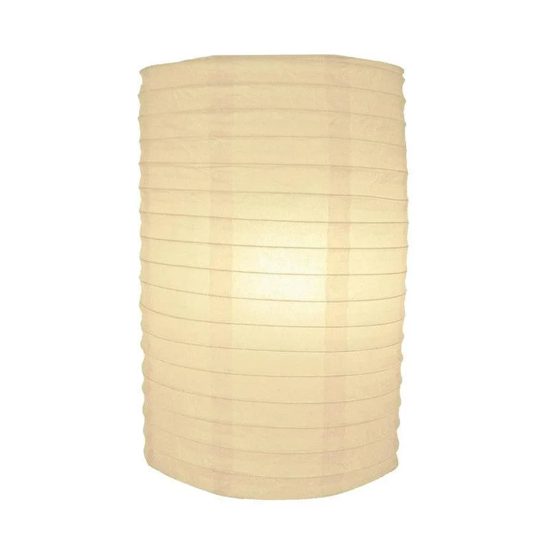 Large size Edison light bulbs for statement pieces8" Beige Cylinder Unique Shaped Paper Lantern Large size Edison light bulbs for statement pieces8" Beige Cylinder Unique Shaped Paper Lantern