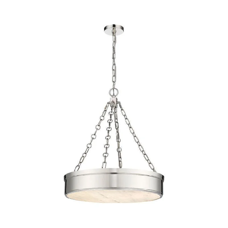Track lighting with a brushed nickel finishAnders 3-Light 22" Pendant