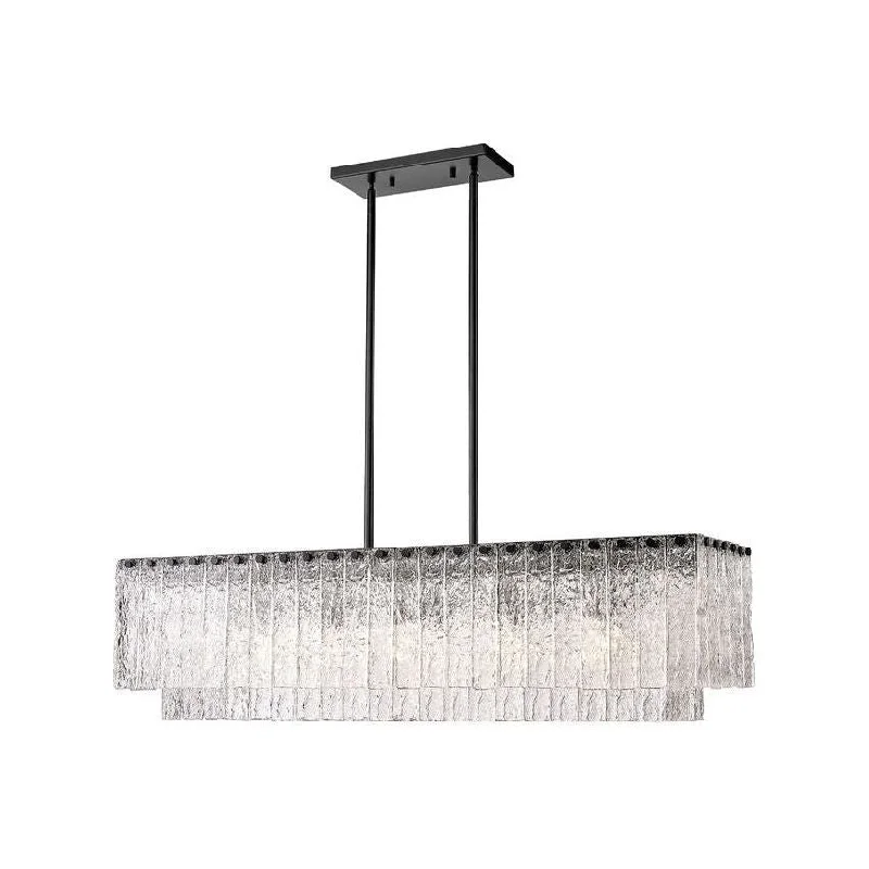 Industrial - style track lighting for loftsGlacier 5-Light Island