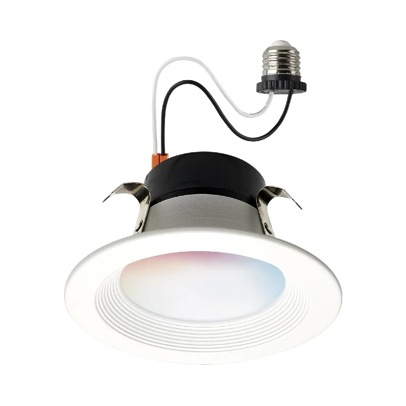 Outdoor - rated track lighting for patiosStarfish S11568 Wifi Smart LED Color-Changing 4 Inch Recessed Downlight