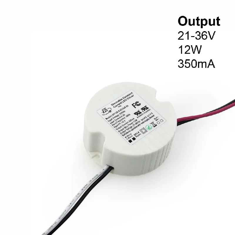 Adjustable track lighting for living roomsES LD012D-CA03536-26 Constant Current LED Driver, 350mA 21-36V 12W max Adjustable track lighting for living roomsES LD012D-CA03536-26 Constant Current LED Driver, 350mA 21-36V 12W max