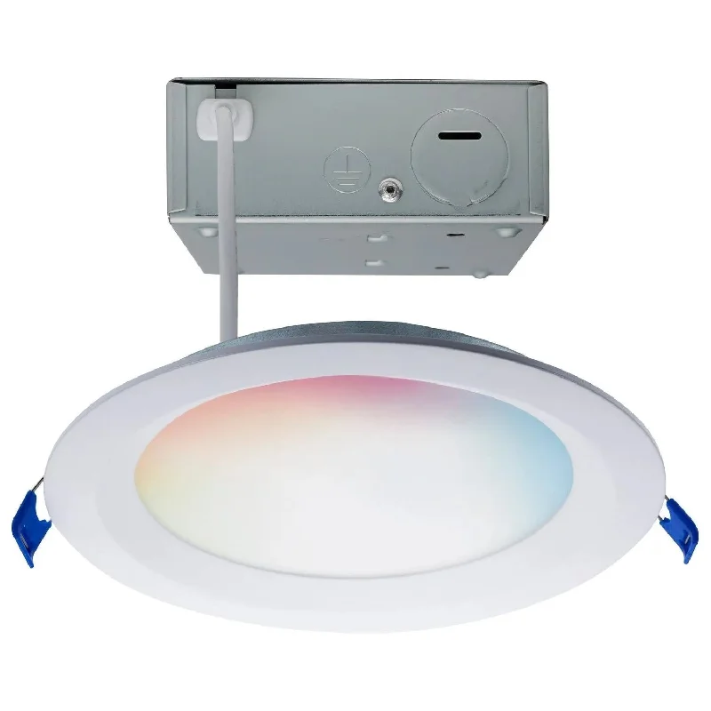 Track lighting with a minimalist track designStarfish WiFi - 12 Watt Round - LED Direct Wire - Low Profile Regress Baffle Downlight Track lighting with a minimalist track designStarfish WiFi - 12 Watt Round - LED Direct Wire - Low Profile Regress Baffle Downlight