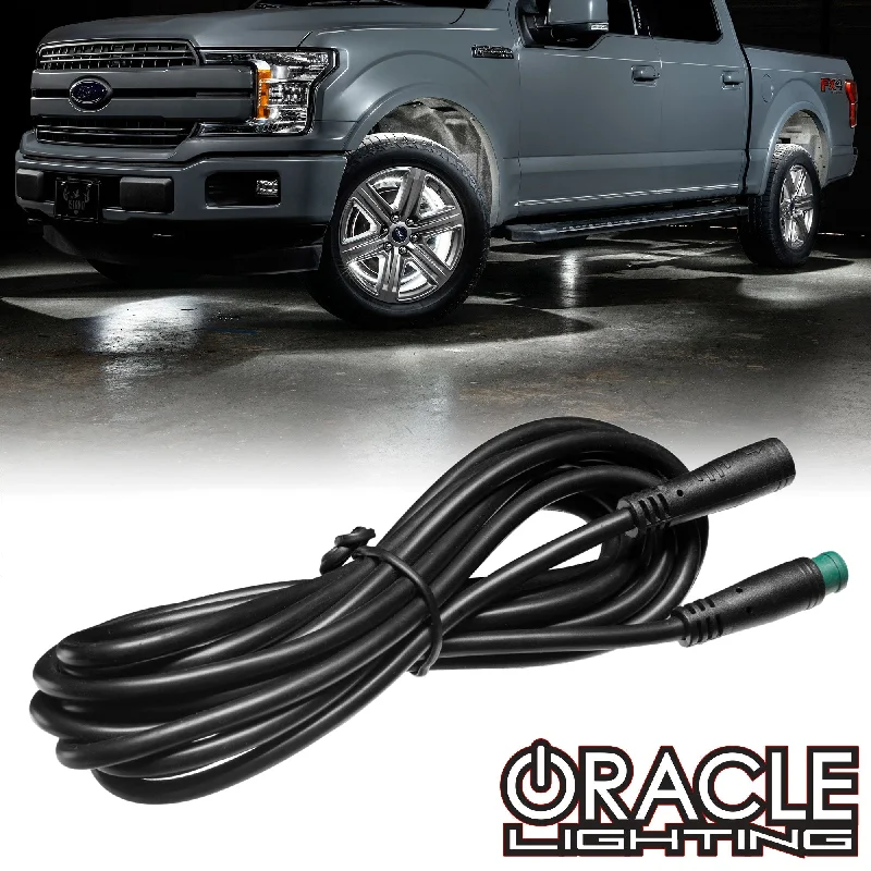 Energy - efficient track lighting fixturesORACLE Lighting 10ft ColorSHIFT RGB+W Rock Light & Wheel Ring Extension Cable Energy - efficient track lighting fixturesORACLE Lighting 10ft ColorSHIFT RGB+W Rock Light & Wheel Ring Extension Cable